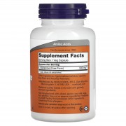 NOW Foods, L-глютамін, 500 мг, 120 вегетаріанських капсул